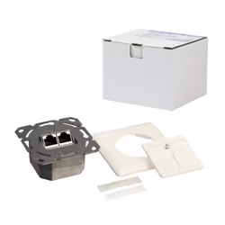 LogiLink NP0023 prise de courant RJ-45 Métallique, Blanc - Vue supplémentaire 7