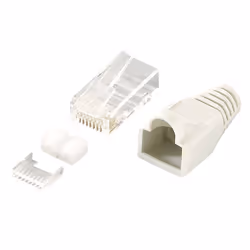 LogiLink MP0021, RJ45, Gris, Transparent, 350 g, 100 pièce(s), 170 mm, 240 mm