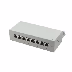 LogiLink NP0018, RJ-45, Cat6A, Gris, ISO/IEC 11801, TIA/EIA 568C.2, 800 g
