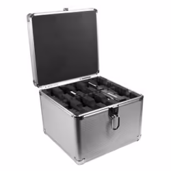 LogiLink UA0193 Housse de disques de stockage Synthétique ABS Argent