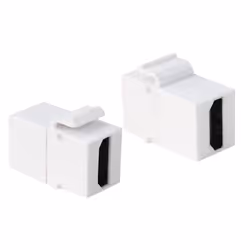 LogiLink 2xHDMI, Blanc, HDMI, HDMI, Or, 14,5 mm, 29,5 mm