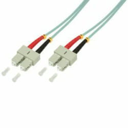 LogiLink 3m SC-SC câble InfiniBand et à fibres optiques Turquoise
