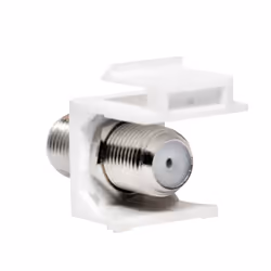 LogiLink NK0018, Plat, Blanc, Connecteur F, Connecteur F, Femelle, Femelle