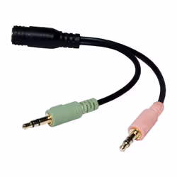 LogiLink CA0020 câble audio 0,15 m 3,5mm 2 x 3.5mm Noir