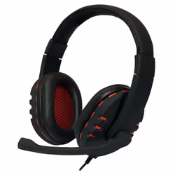LogiLink HS0033 écouteur/Casque Avec fil Arceau Noir, Rouge - Vue supplémentaire 4