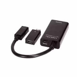 LogiLink UA0142A adaptateur graphique USB Noir