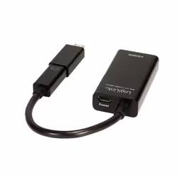 LogiLink UA0142A adaptateur graphique USB Noir
