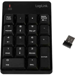 LogiLink ID0120 clavier numérique Ordinateur portable RF sans fil Noir