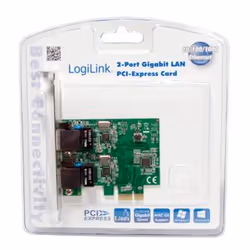 LogiLink PC0075 carte réseau Interne Ethernet 1000 Mbit/s