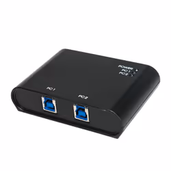 LogiLink UA0216, USB 3.2 Gen 1 (3.1 Gen 1) Type-B, USB 3.2 Gen 1 (3.1 Gen 1) Type-A, 5000 Mbit/s, Noir, Plastique, RoHS
