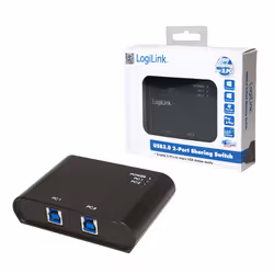 LogiLink UA0216 hub & concentrateur USB 3.2 Gen 1 (3.1 Gen 1) Type-B 5000 Mbit/s Noir - Vue supplémentaire 4