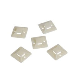 LogiLink KAB0042 support d'attache-câble Beige Synthétique ABS 100 pièce(s)