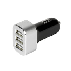 LogiLink PA0082 adaptateur de puissance & onduleur Auto Noir, Argent