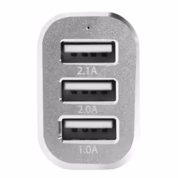 LogiLink PA0082 adaptateur de puissance & onduleur Auto Noir, Argent
