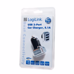LogiLink PA0082 adaptateur de puissance & onduleur Auto Noir, Argent - Vue supplémentaire 4