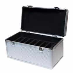 LogiLink UA0219 Housse de disques de stockage Suitcase case Synthétique ABS Argent