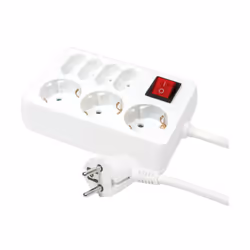 LogiLink LPS210, 5 m, IP20, Blanc, 7 sortie(s) CA, 3500 W, 250 V