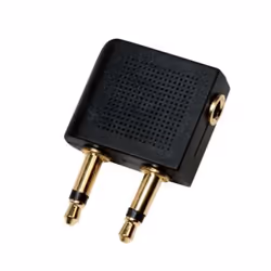 LogiLink CA1089, 2x 3.5mm, 1x 3.5mm, Noir