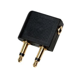 LogiLink CA1089 changeur de genre de câble 2x 3.5mm 1x 3.5mm Noir