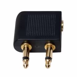 LogiLink CA1089 changeur de genre de câble 2x 3.5mm 1x 3.5mm Noir
