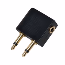 LogiLink CA1089 changeur de genre de câble 2x 3.5mm 1x 3.5mm Noir
