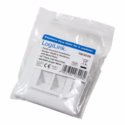 LogiLink NK4020 prise de courant 2 x RJ-45 Blanc - Vue supplémentaire 4