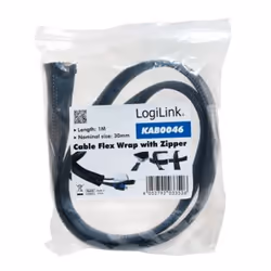 LogiLink KAB0046 manchon de câble Noir - Vue supplémentaire 6