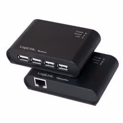 LogiLink UA0230, USB 2.0, USB 2.0, 480 Mbit/s, Noir, 50 m, Taïwan