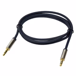 LogiLink 3.5mm - 3.5mm 0.3m câble audio 0,3 m 3,5mm Bleu