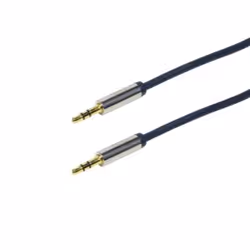 LogiLink CA10150, 3,5mm, Mâle, 3,5mm, Mâle, 1,5 m, Bleu