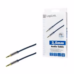 LogiLink CA10150 câble audio 1,5 m 3,5mm Bleu - Vue supplémentaire 4