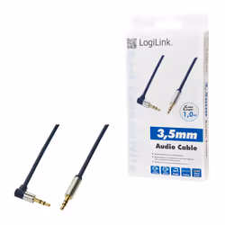 LogiLink 3.5mm - 3.5mm 1m câble audio 3,5mm Bleu - Vue supplémentaire 4