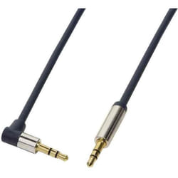 Câble audio 2 x jack mâle 35 mm 15 m coudé