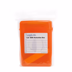 LogiLink UA0133O Housse de disques de stockage Orange
