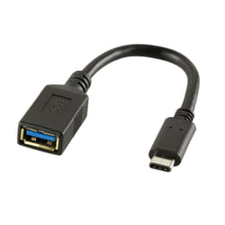 LogiLink USB C - USB A 0.15m câble USB 0,15 m USB 3.2 Gen 2 (3.1 Gen 2) Noir