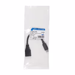LogiLink USB C - USB A 0.15m câble USB 0,15 m USB 3.2 Gen 2 (3.1 Gen 2) Noir - Vue supplémentaire 4
