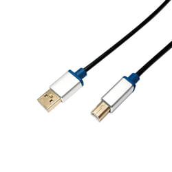 LogiLink 2m, USB2.0-A/USB2.0-B câble USB USB A USB B Noir