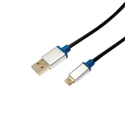 LogiLink 1m, USB2.0-A/USB2.0 Micro-B câble USB USB A Micro-USB B Noir