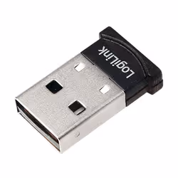 LogiLink BT0037, Sans fil, USB, Bluetooth, 3 Mbit/s, Noir, Argent