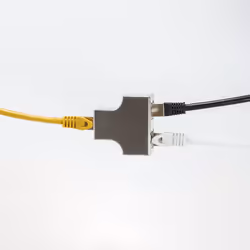 LogiLink MP0037 changeur de genre de câble RJ-45 2 x RJ-45 Argent