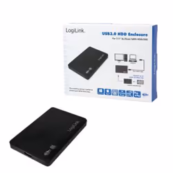LogiLink UA0256 Boîtier de disques de stockage Boîtier HDD Noir 2.5" - Vue supplémentaire 9