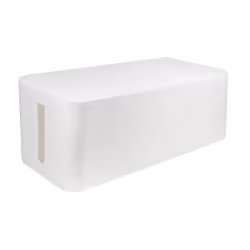 LogiLink KAB0063, Boîtier de câbles, Plastique, Blanc