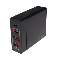 LogiLink PA0122 chargeur d'appareils mobiles Universel Noir USB Intérieure