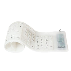 LogiLink ID0018A clavier USB QWERTZ Allemand Blanc