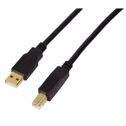 LogiLink UA0264 câble USB 10 m USB 2.0 USB A USB B Noir