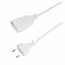 LogiLink 3m, 2xCEE 7/16 Blanc CEE7/16