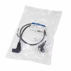 LogiLink 0.75m, CEE 7/16/IEC 60320-C7 Noir 0,75 m CEE7/16 Coupleur C7