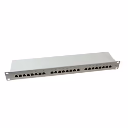 LogiLink NP0053, Cat6, S/UTP (STP), Gris, Acier, Montage de rack, 1U