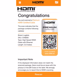 LogiLink CHB005 câble HDMI 3 m HDMI Type A (Standard) Noir - Vue supplémentaire 5