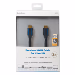 LogiLink CHB005 câble HDMI 3 m HDMI Type A (Standard) Noir - Vue supplémentaire 6